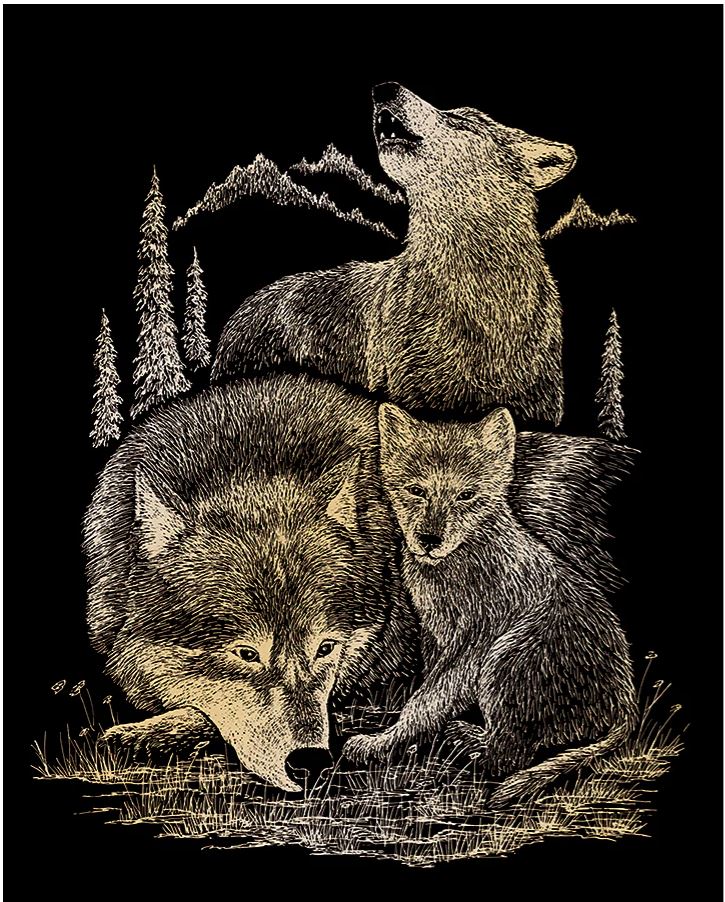 EGR Art - Wolves Gold