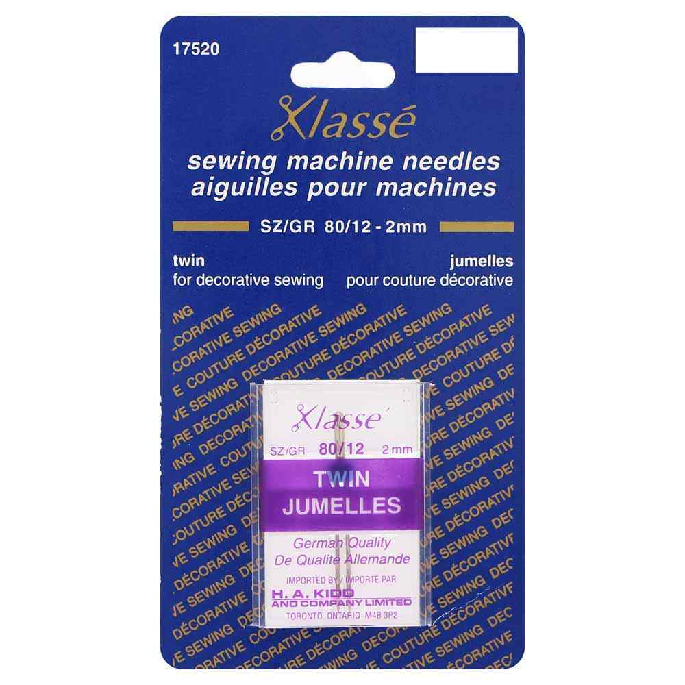 Klasse Sewing Mach Needles Twin Sharp 80/12 3017520
