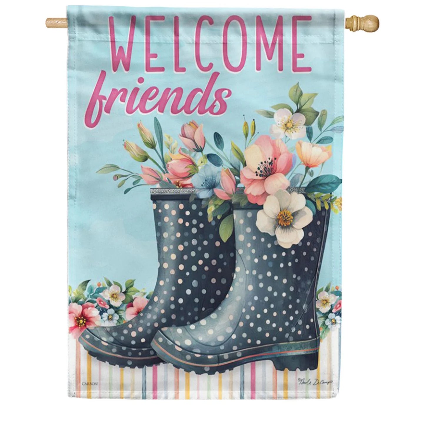 EB Lg Flag - Rain Boots