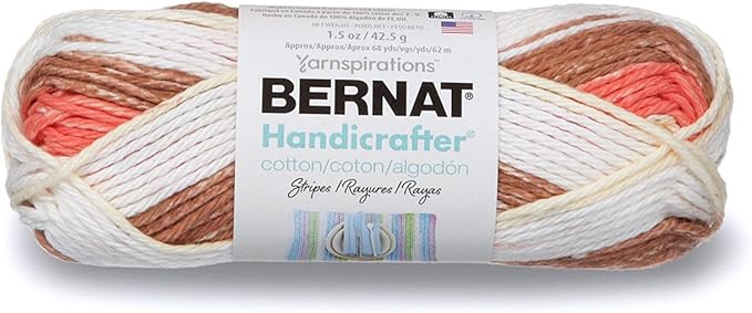 Bernat Handicrafter Stripes 42.5g - Natural Stripes 04010