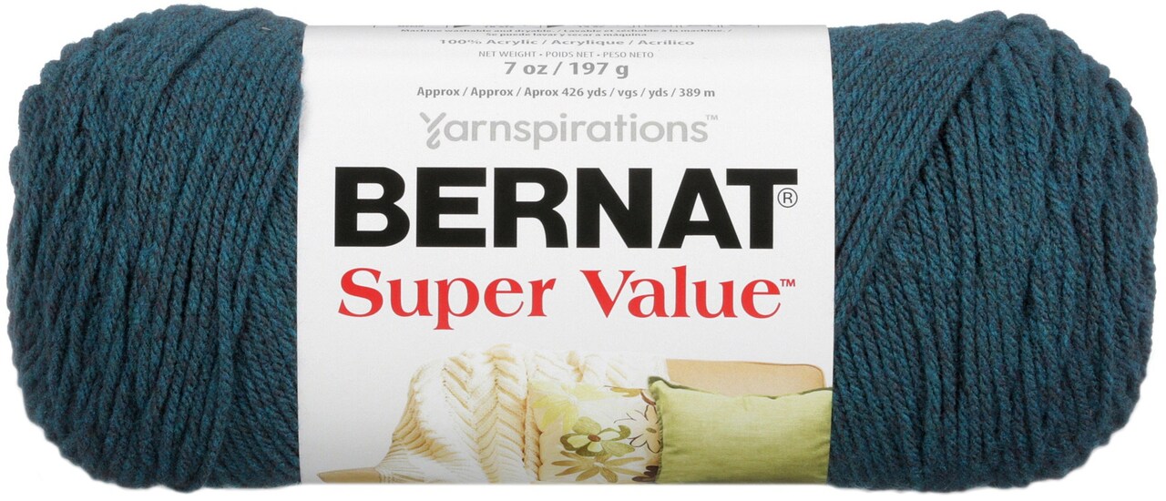 Bernat Super Value 197g - Teal Heather 53203