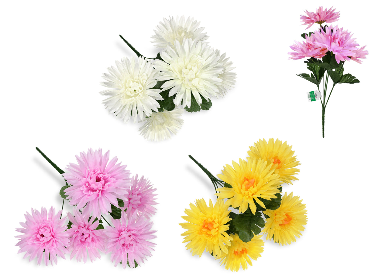 MC Needle Mum Bouquet 5 Heads