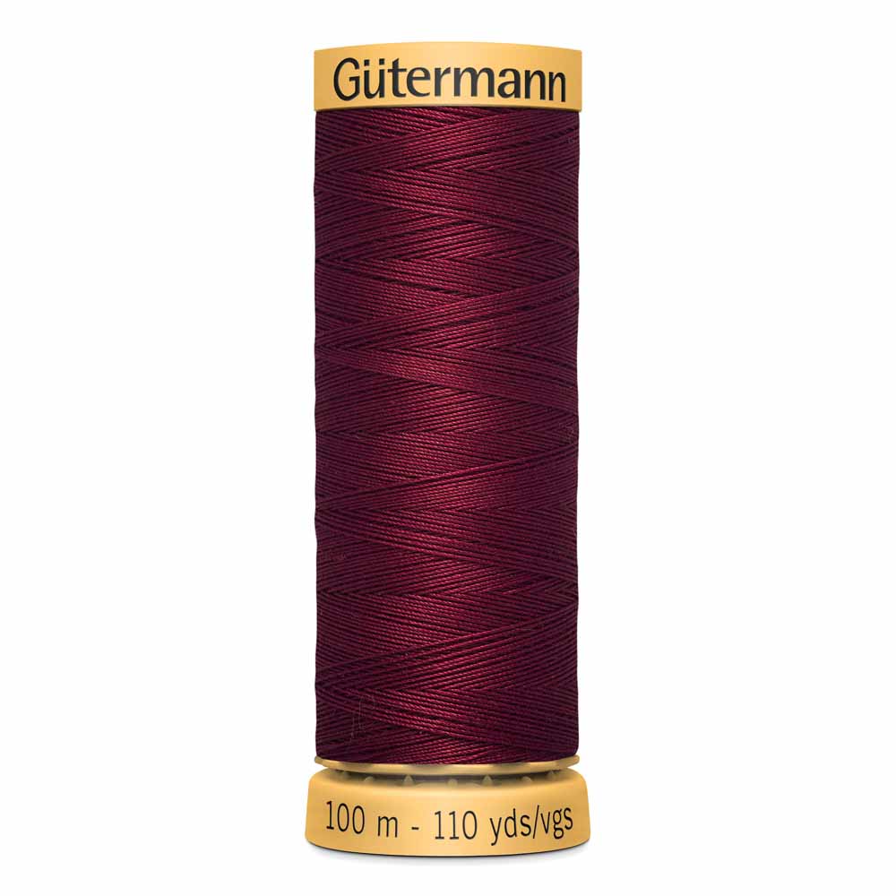 Gut Cotton Thread 100m - Burgundy 4780