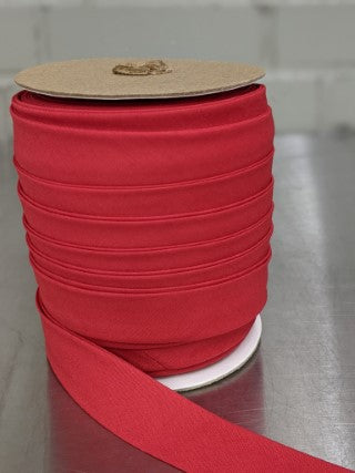 Polycotton Bias Tape Red 08 - 24mm 12534-008