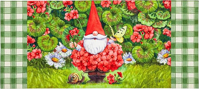 Sassafras Insert - Geranium Gnome