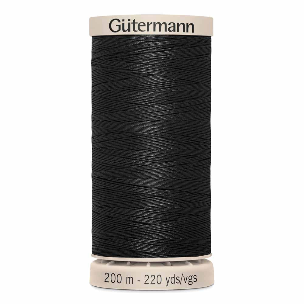 Gut Quilting Thread 200m - Black 5201