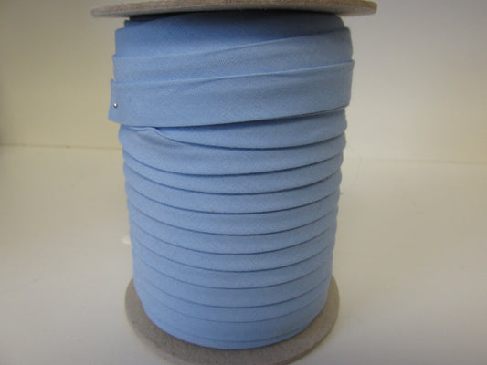Polycotton Bias Tape Lt. Blue 09 - 13mm