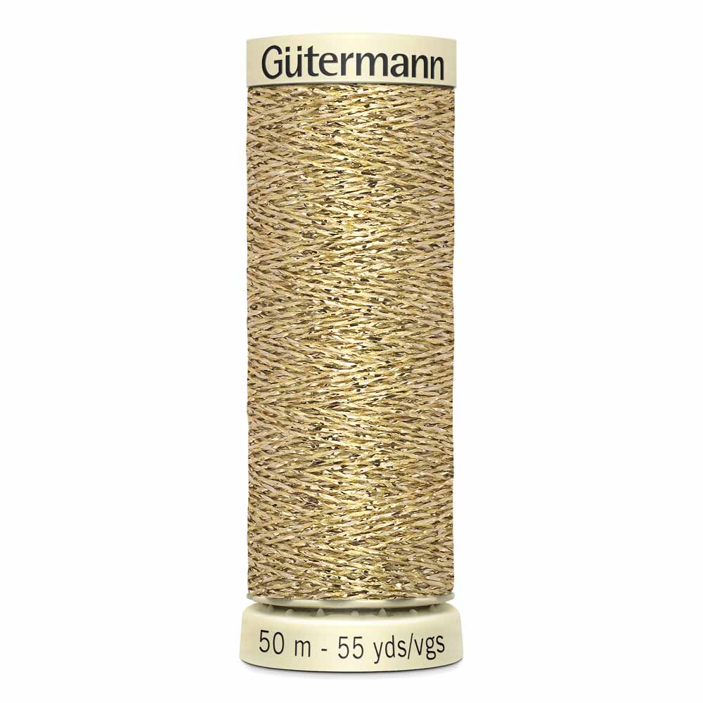 Gut Metallic Sparkle Thread 50m - Gold 0024