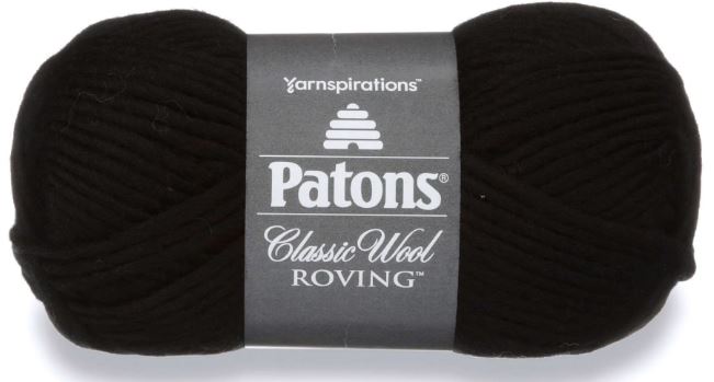 Patons Classic Roving 100g - Black 77041