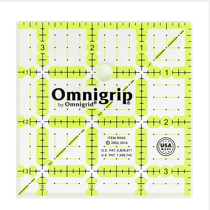 OmniGrip Ruler 3.5" Square RN35