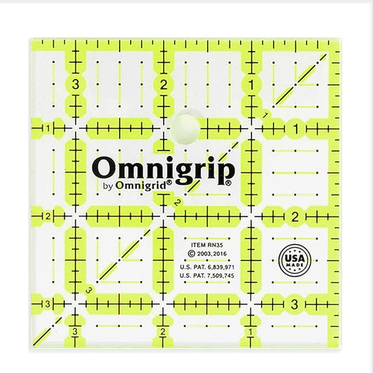 OmniGrip Ruler 3.5" Square  RN35