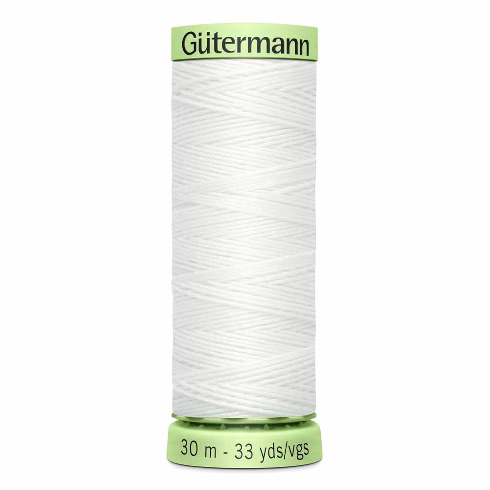 Gut Poly Thread Top Stitch 30m - Nu White 020