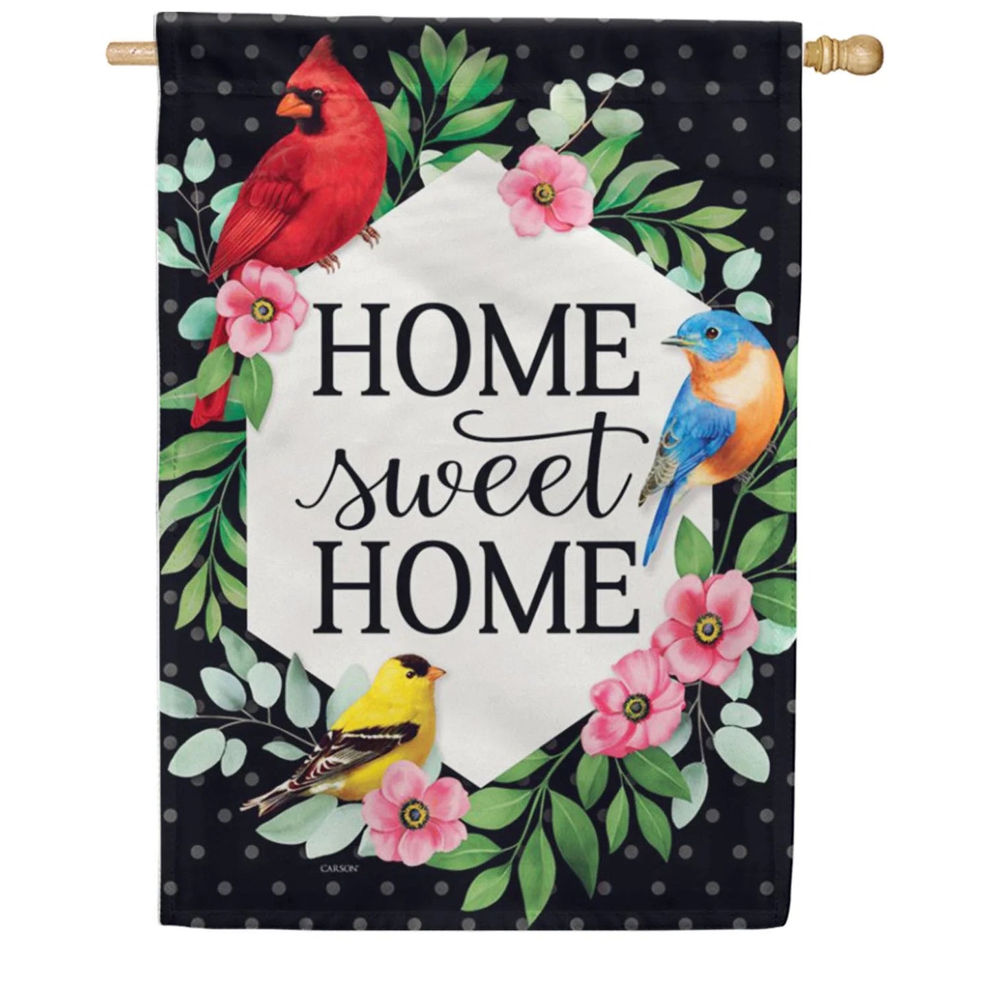 EB Lg Flag - Songbirds Home
