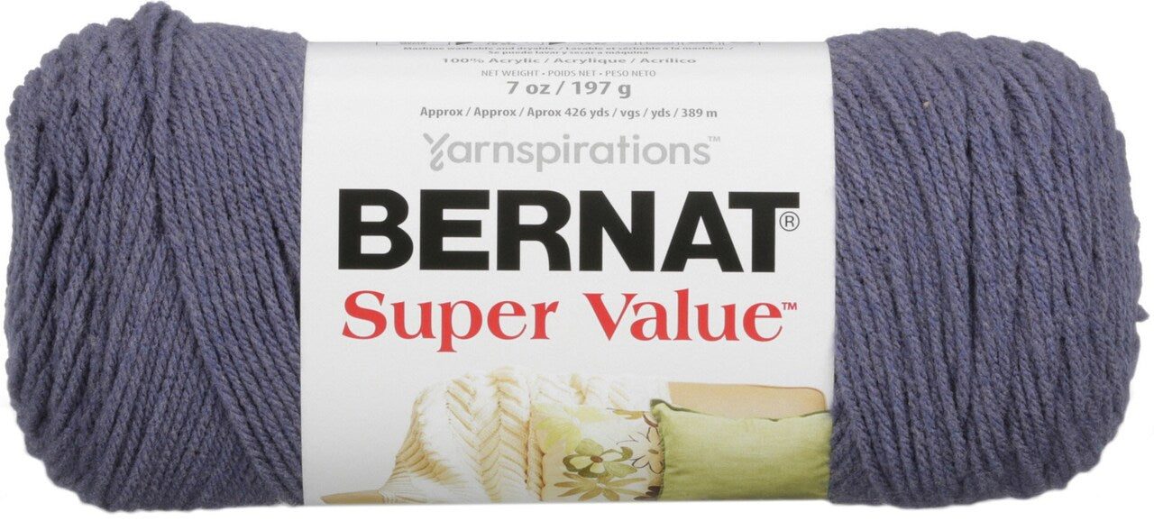 Bernat Super Value 197g - Steel Blue Heather 53014