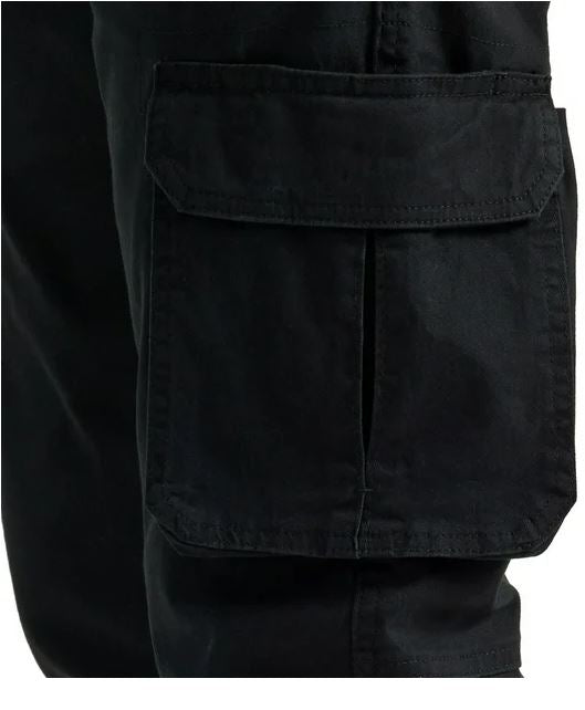Wrangler Mens Black Cargo Pants Size 38x32