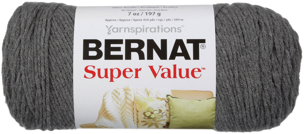 Bernat Super Value 197g - True Grey 53044