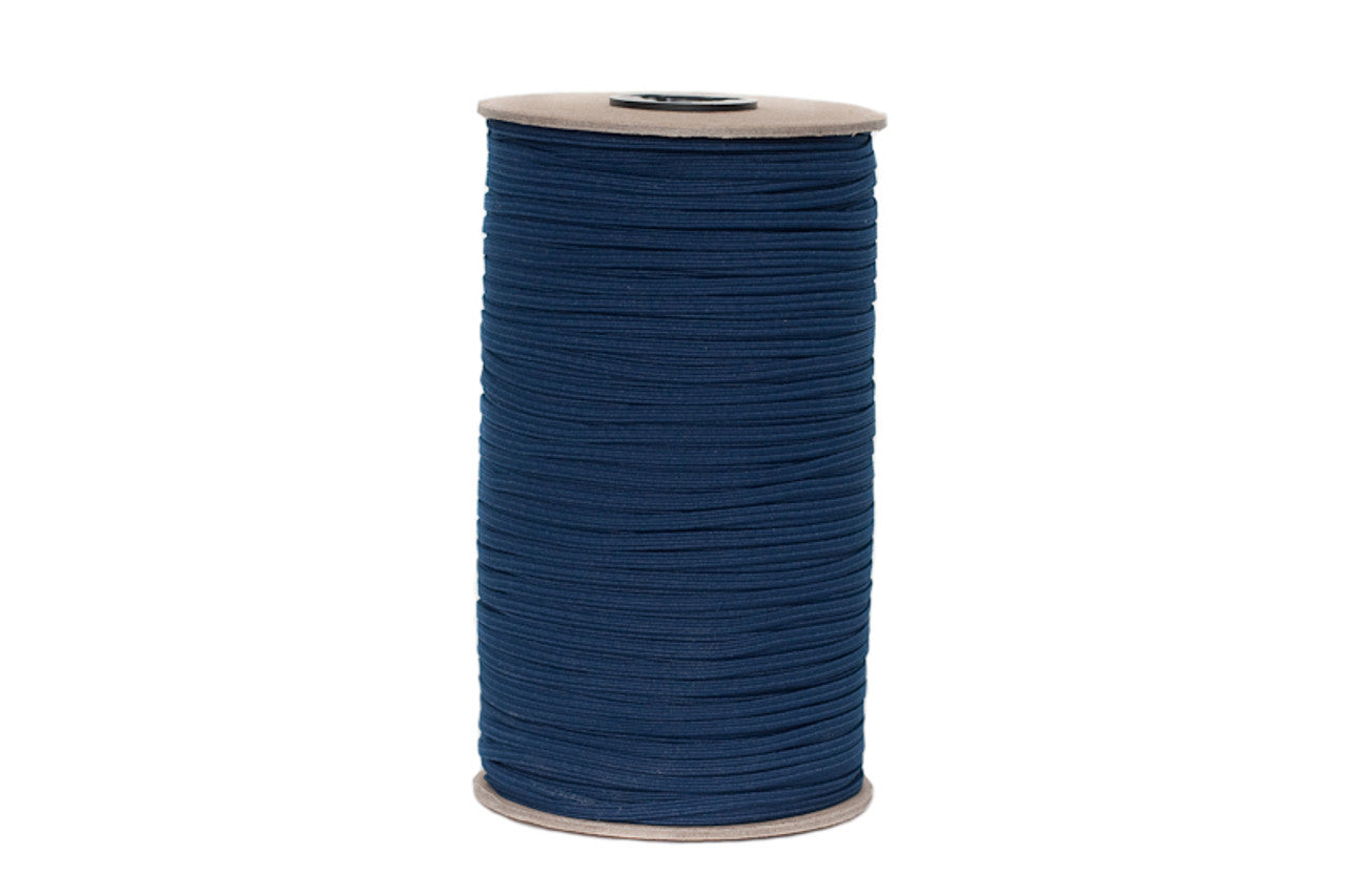 Skinny Elastic - Navy #12 1/8"