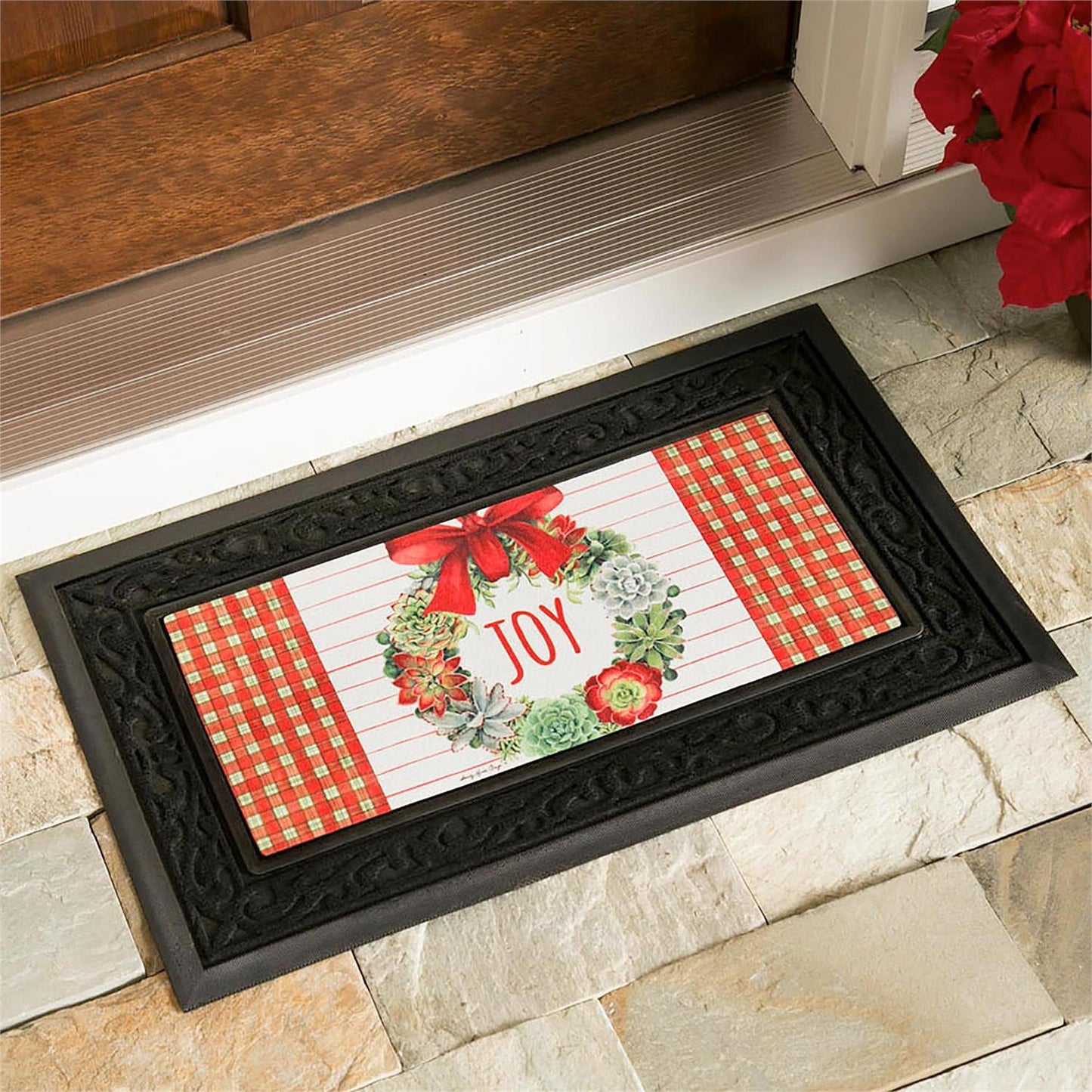 Sassafras Switch Mat Tray Black Scroll