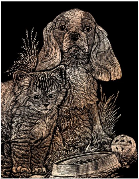 EGR Art Copper - Kitten Puppy Sm