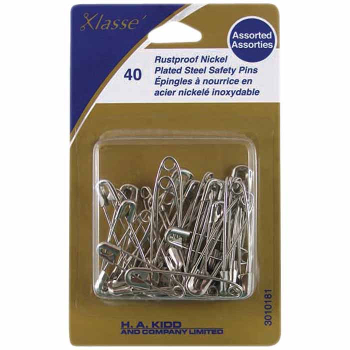 Klasse Safety Pins 40pc 3010181