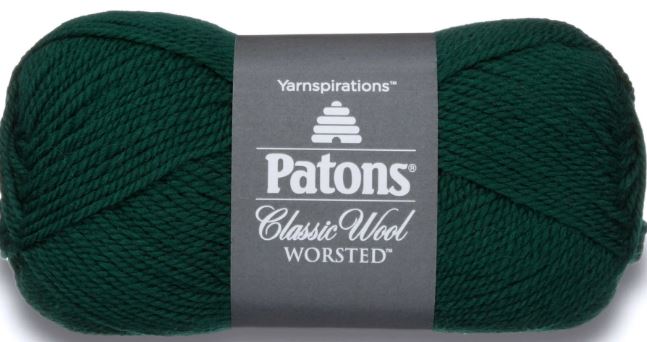 *Patons Classic Wool Worsted 100g - Evergreen 77237
