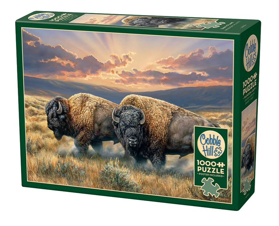 Puzzle 1000pc - Dusty Plains (Bison) 40192
