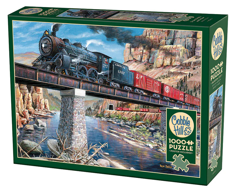 Puzzle 1000pc - Stone, Steel and Steam (Train) 40240