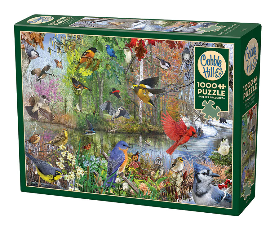 Puzzle 1000pc - Birds Of The Season 80243/40163