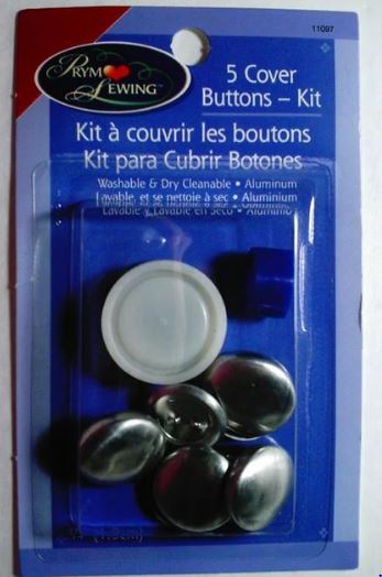 Prym Cover Buttons Kit 5pc 3/4" 11097C