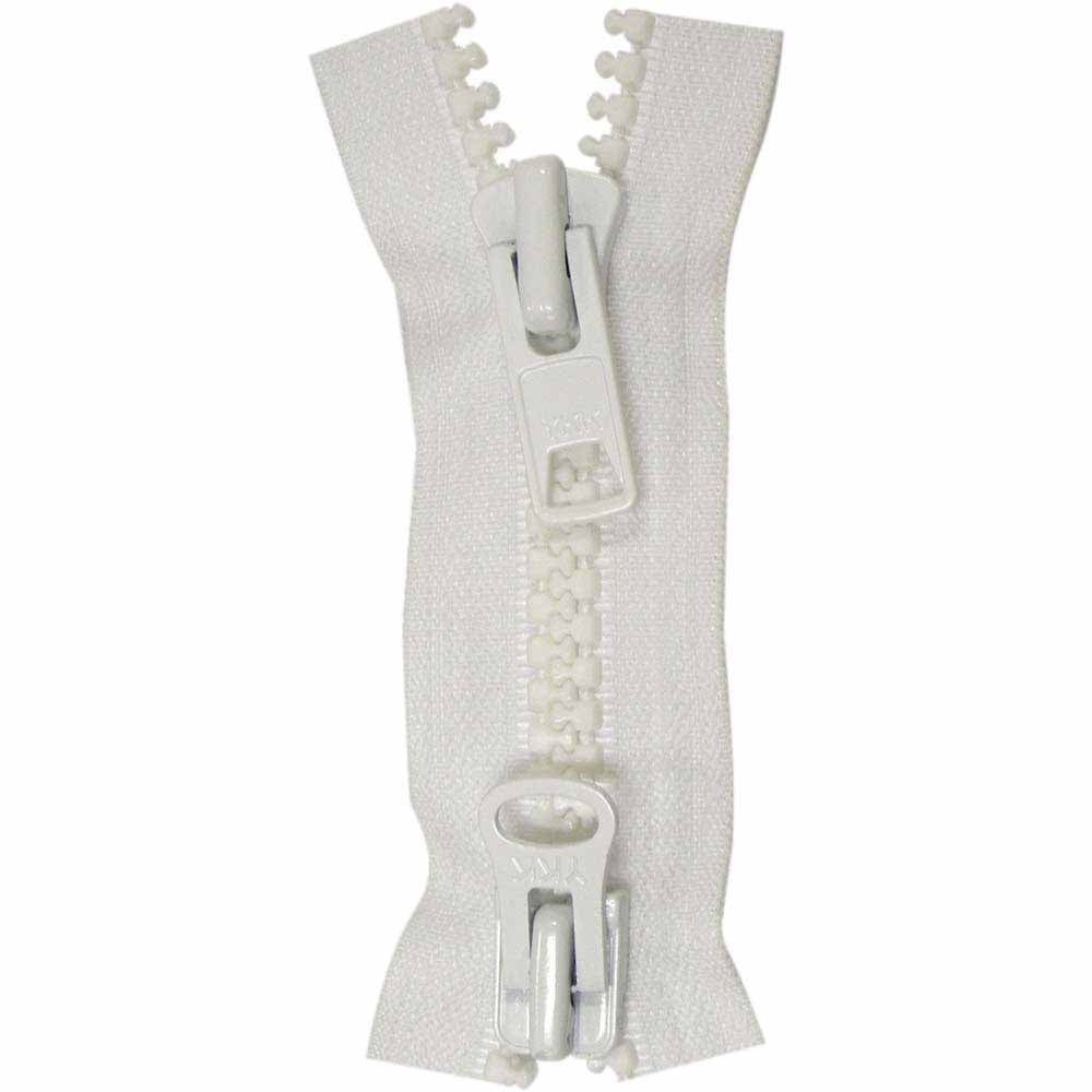 Zipper 60cm 2-Way Wht 6660501