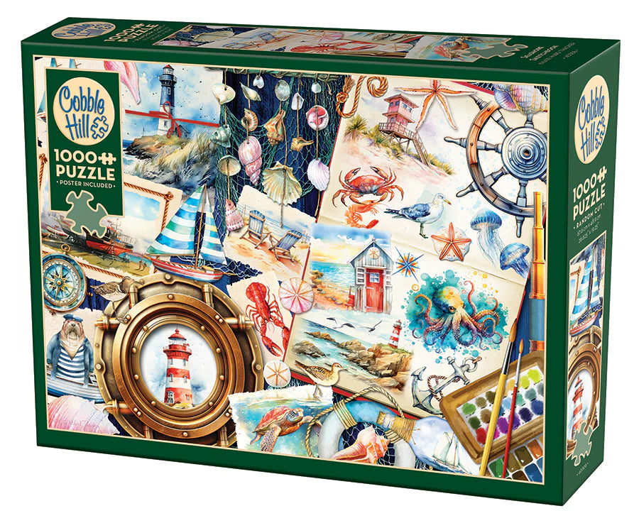 Puzzle 1000pc - Seashore Sketchbook 40308