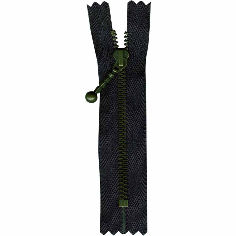 Denim Zipper 3cm - Black 0708580