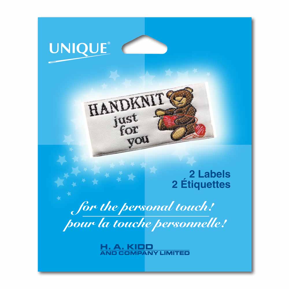 Personal Labels 2 Pk Handknit For You UL4512A