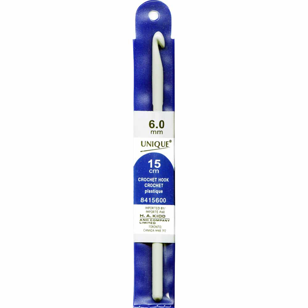 Plastic Crochet Hook 6.0mm x 15cm 8415600