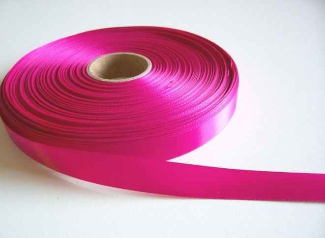 Satin Ribbon Single Face - Hot Pink 206_5-006