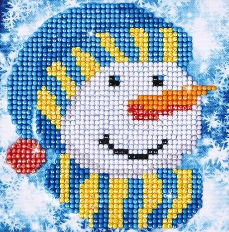 Diamond Dotz - Snowman Cap Picture - Beginner DD2.034
