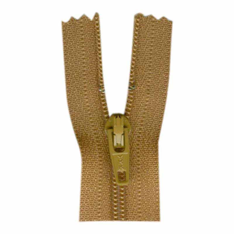 Zipper 30cm - Golden Brown 0030508