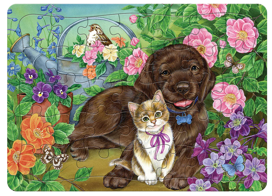 Tray Puzzle 35pc - Calico and Chocolate 58916