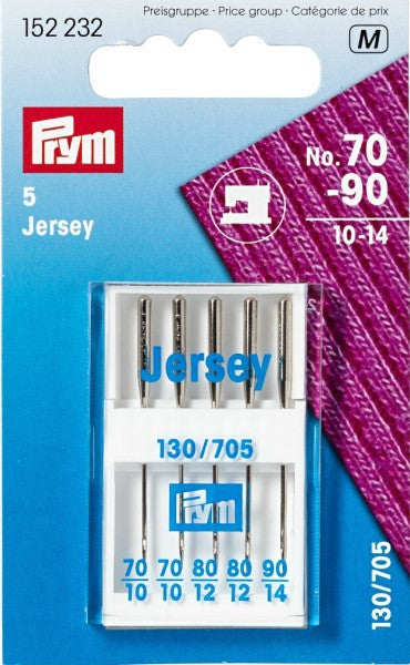 Prym Machine Needles Jersey Asst 5ct 152232