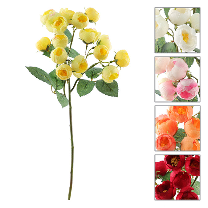 DD Rose Cluster Assorted 58cm