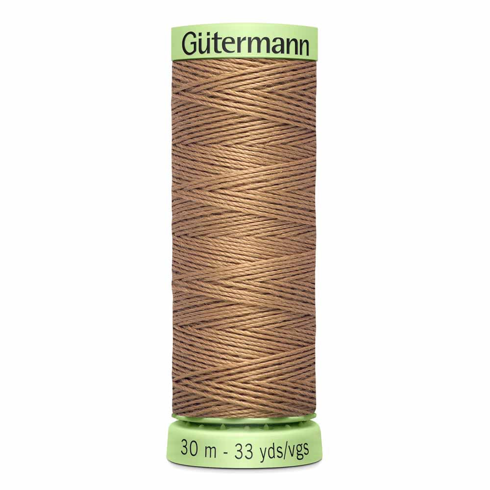 Gut Poly Thread Top Stitch 30m - Tan 536