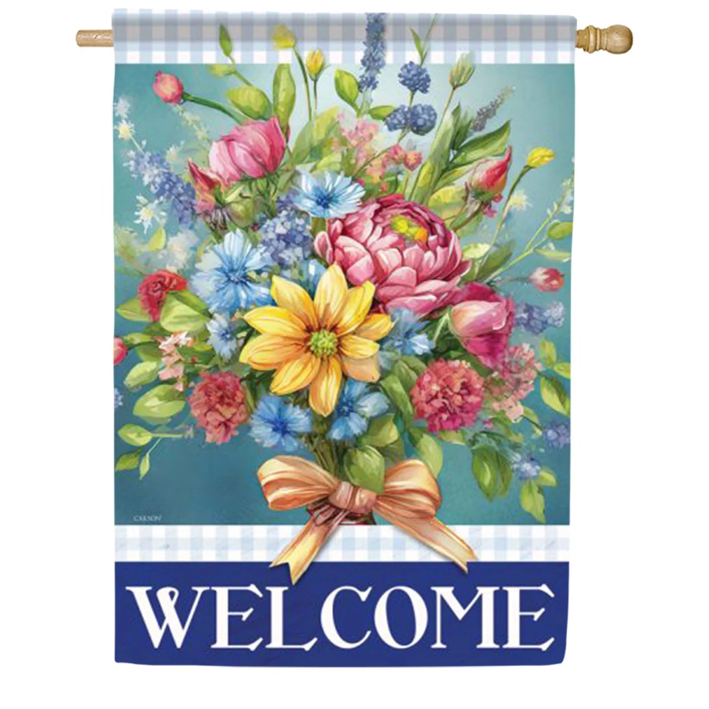 EB Lg Flag - Bountiful Bouquet