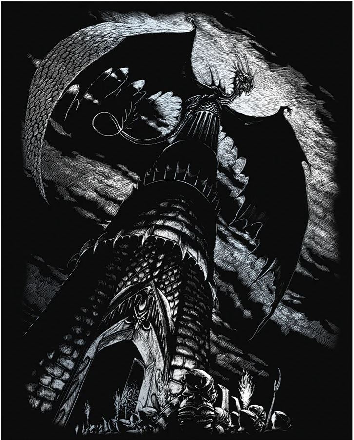 EGR Art Silver - Dragon Tower Sm