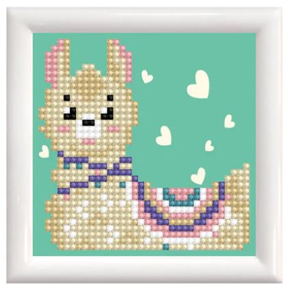 Diamond Dotz - Llama Heart W/Frame DD1.037F