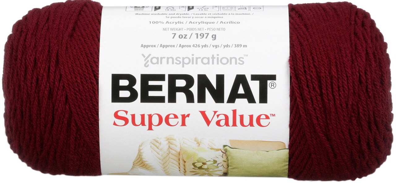 Bernat Super Value 197g - Burgundy 07636