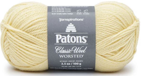 Patons Classic Wool Worsted 100g - Soft Sunshine 77754