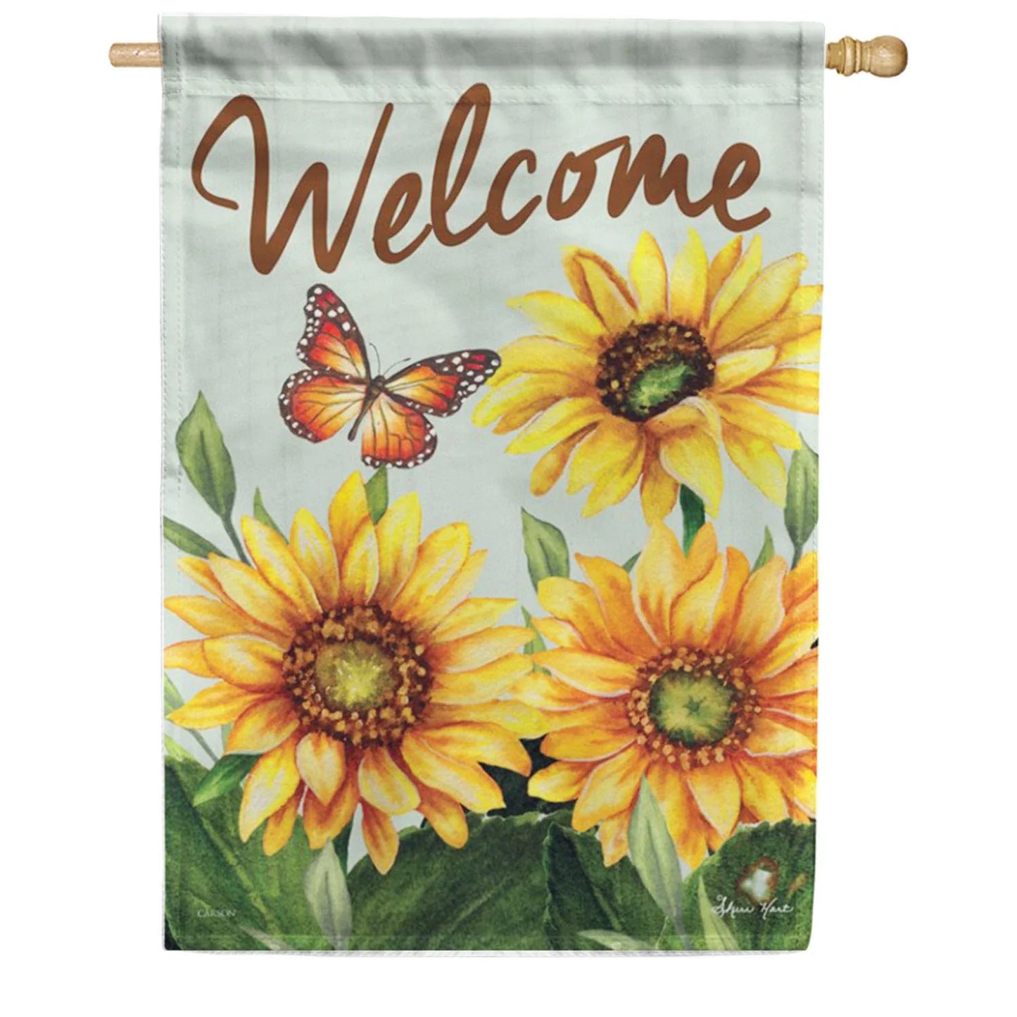 EB Lg Flag - Sunflowers In Bloom