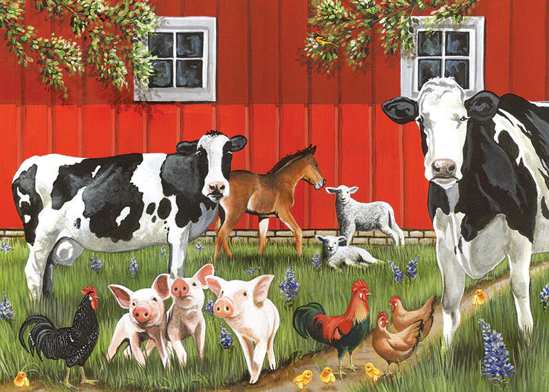 Tray Puzzle 35pc - Red Barn Farm 58849