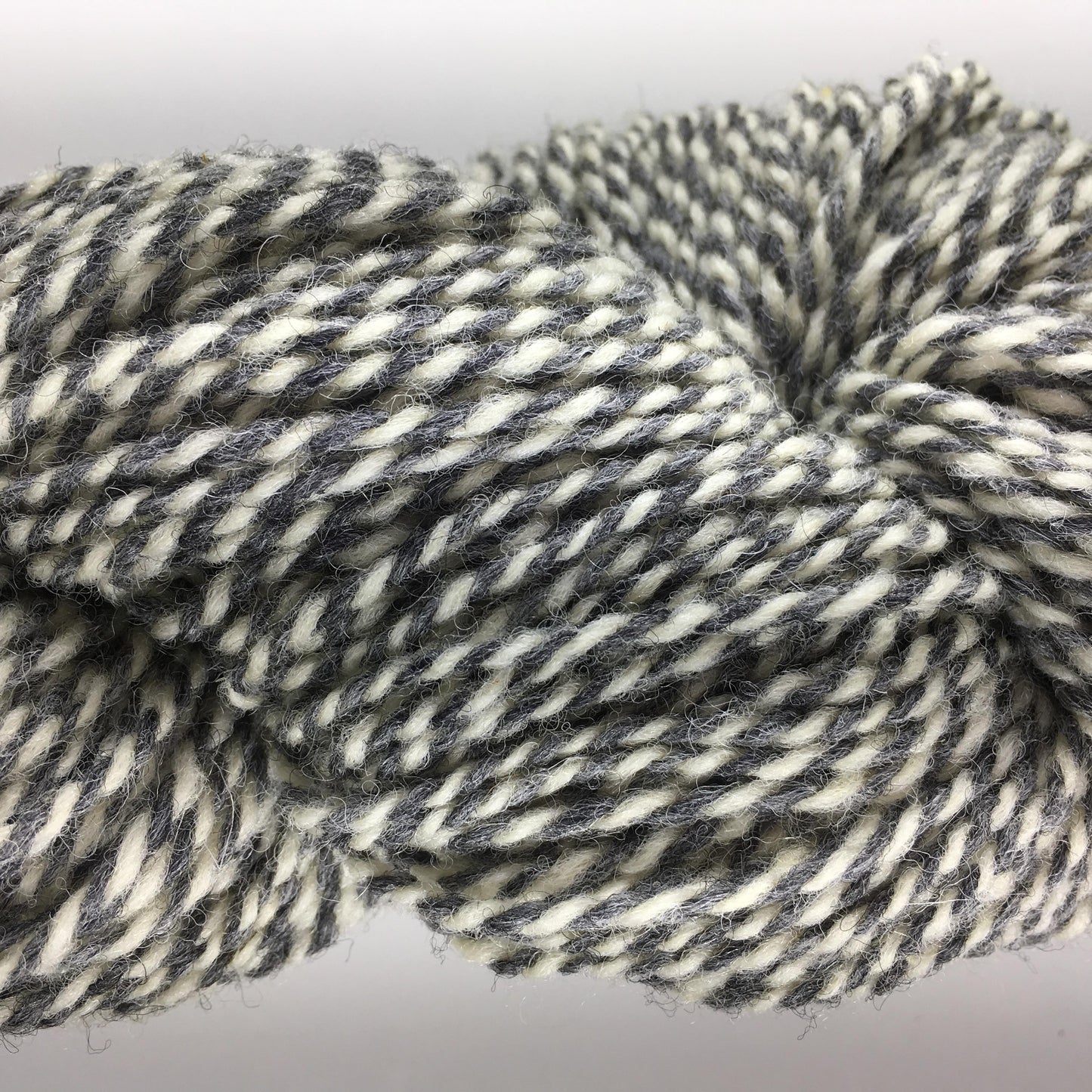 Heritage 100% Wool - Threaded White & Grey