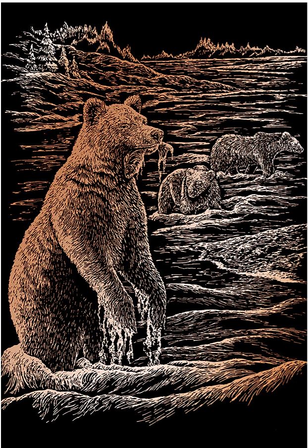 EGR Art Copper - Grizzly Bears Sm